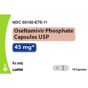 Oseltamivir Phosphate Capsules 45 mg (Generic Tamiflu) influenza Treatment (Rx)